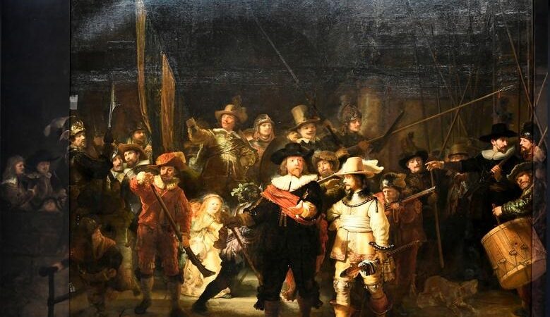 Straż Nocna Rembrandta w Rijksmuseum / Źródło: REUTERS/Piroschka van de Wouw