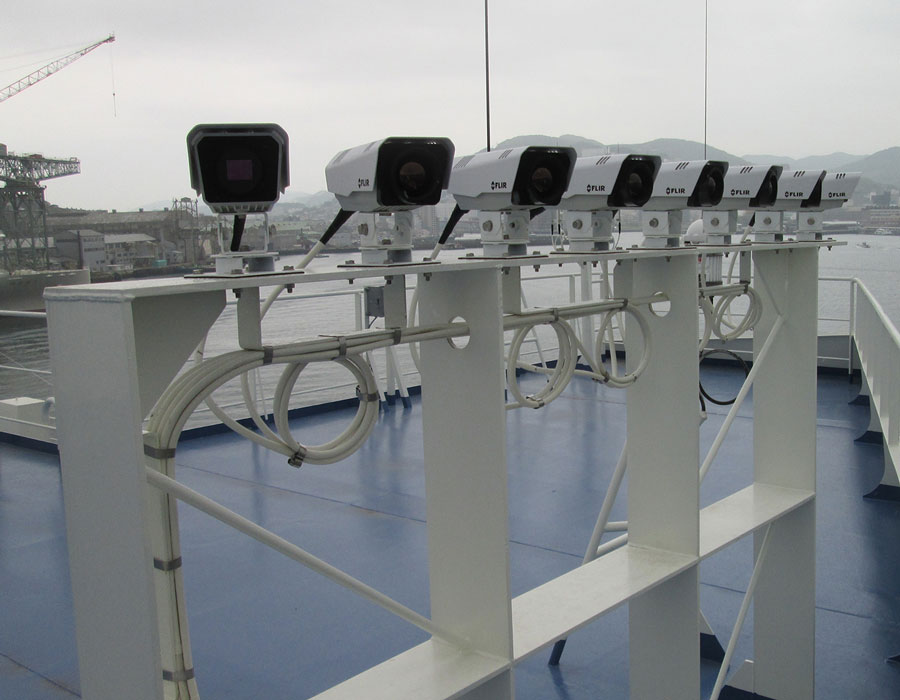 Kamery na podczerwień wykrywają przeszkody i inne statki / Źródło: MHI