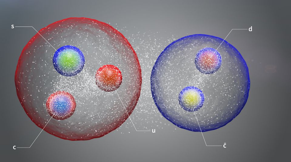Nowe cząsteczki: penta-kwark / Źródło: CERN