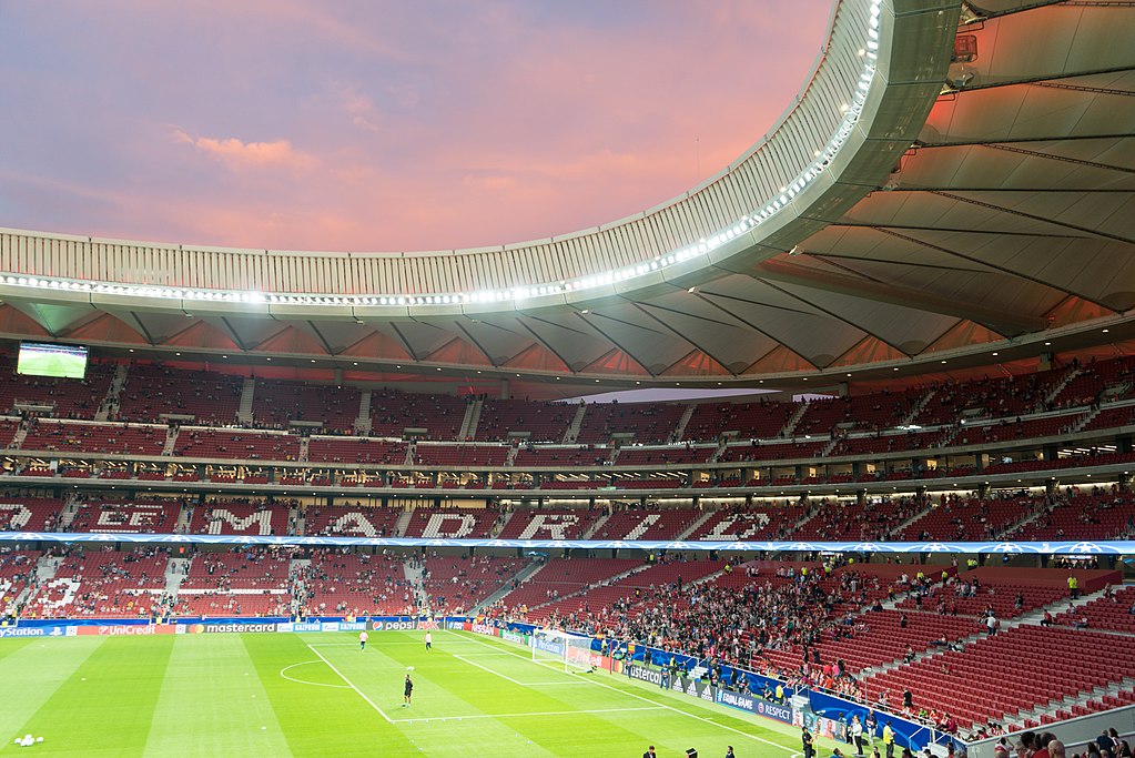 Mecz klubów Atlético Madrid i Chelsea na stadionie Wanda Metropolitano. / Źródło: Wikipedia