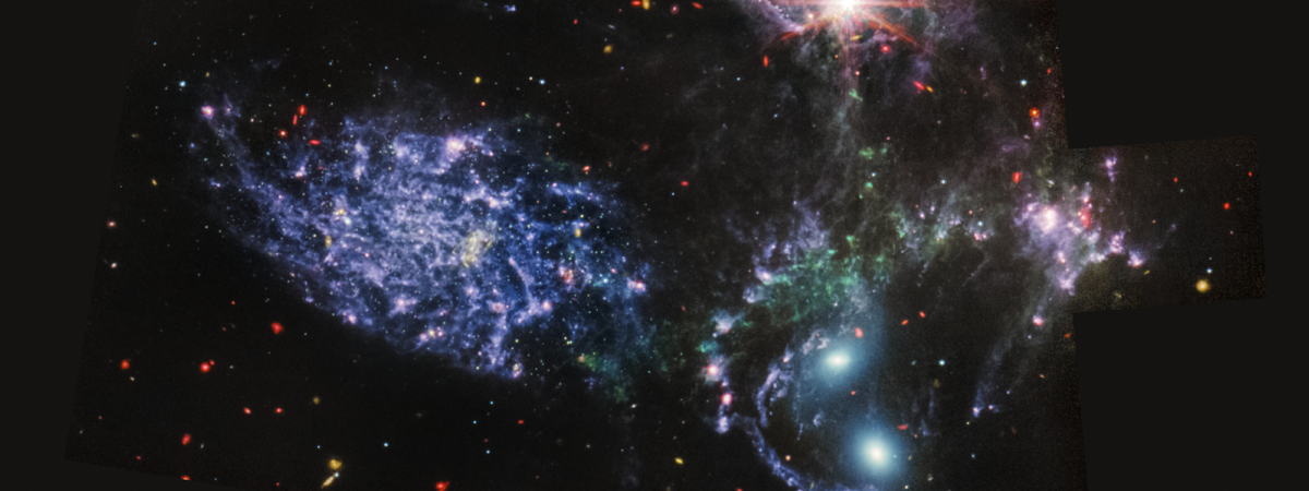 Kwintet Stephana - zdjęcie z Kosmicznego Teleskopu Jamesa Webba / Źródło: webbtelescope.org