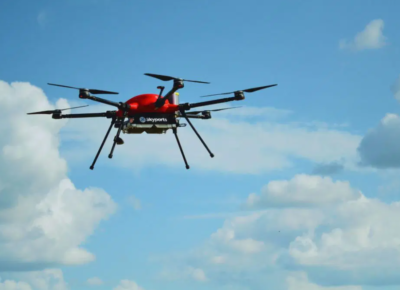 Drony pocztowe Skyports / Źródło: skyportsdroneservices.com